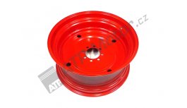 Wheel disc DW16x38/221 RED FRT CRY