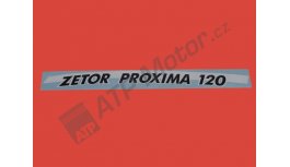 Nápis ZET Proxima 120 L