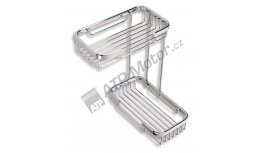 Two-tier rack small shallow