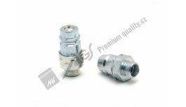 Quick coupling plug ISO 12,5 M18 AGS