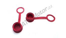Dust cap quickcoupling red outer