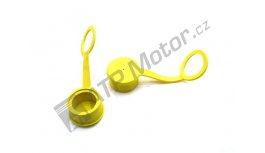 Dust cap quickcoupling yellow outer