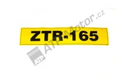 Decal ZTR 165