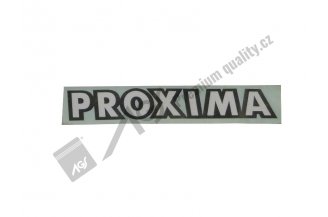 54802028: Nápis Proxima P JRL AGS