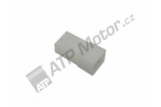 KONPAT2F: Kryt konektorů pro 2ks dutinek 6,3mmm