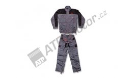 Two part overall grey ZET size 44-46