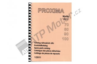 222212551: Katalog náhradních dílů Z Proxima 70,80,90,100 M2011