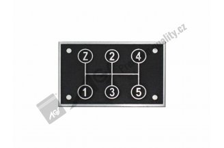 Z15STITEKRA: Štítek řazení Z-15 AL AGS