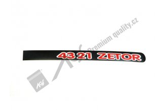 53802015: Nápis 4321 P AGS