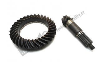 Gear and bevel pinion t=7/33 25 km JUGO AGS