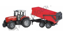 BRUDER 2045 - traktor s přívěsem