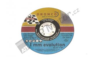 RK125x1,0: Kotouč řezný kov 125/1,0