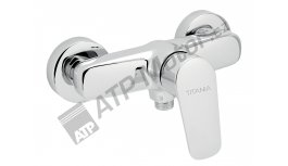 Shower mixer without accessories 150 mm Titania Pure chrom