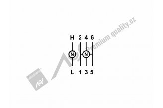 54130305: Štítek řazení převodovky JRL AGS