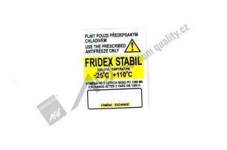 69011347: Štítek FRIDEX AGS