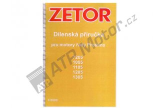222212503: Příručka dílenská motory ZET Proxima 7205-1305 TIER III JRL CZ