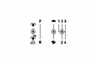 53802028: Plate - shift pattern