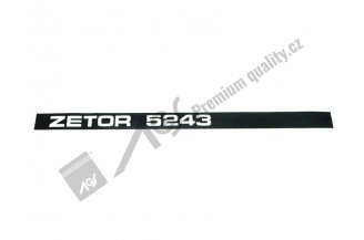 52135309: Nápis ZET 5243 L AGS