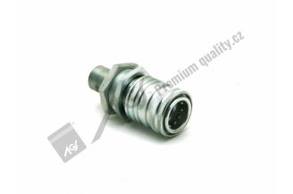 72114811: Quick coupling socket with nut ISO 12,5 M22x1,5 60° 7211-4821, 80-408-908, 58-407-959 AGS