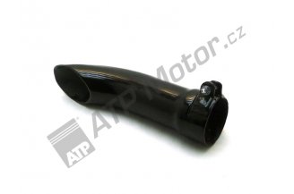 Exhaust elbow end piece