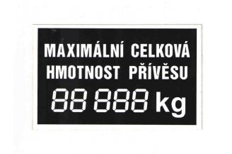 HMOTNOST: Plate digital 130x85 mm 6947-6603