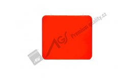 Poklop úplný čalouněný červený AGS