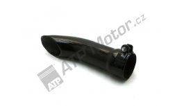 Exhaust elbow end piece