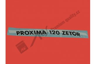 65802172: Nápis ZET Proxima 120 P AGS