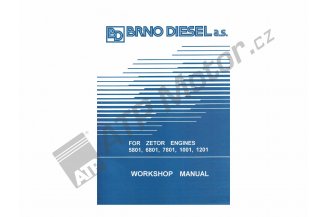 222212352: Příručka dílenská motory UŘ III Z5801-1301 AJ