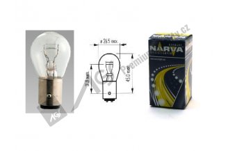 Z24V21/5WBAY: Žárovka signální 24V/21/5W AGS