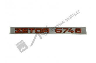 67485301: Nápis ZET 6748 AGS