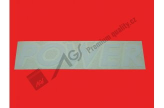 65802025: Nápis boční POWER L AGS