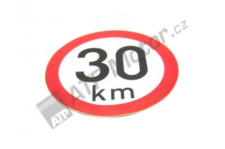 30: Konstrukční rychlost 30 km