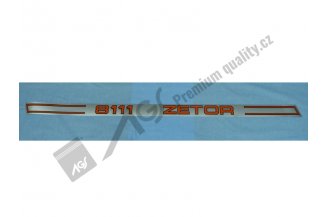 80804005: Nápis ZET 8111 P AGS