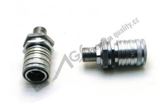 58407959: Quick coupling socket ISO 12,5 M22x1,5 24° AGS