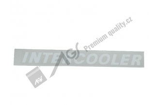 78802068: Nápis INTERCOOLER menší AGS