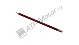 Tužka dřevěná s gumou červená ATP