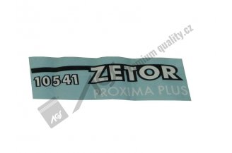 55802018: Nápis P 10541 AGS