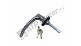 Klika s klíčkem venkovní L