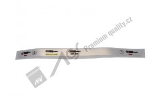 78402051: Štítek hydrauliky III AGS