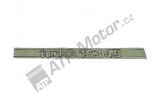 64017553: Nápis 18345 TURBO