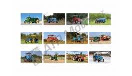 Calendar wall historical tractors ZET 2024