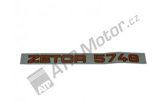 57485301: Nápis ZET 5748 P/L