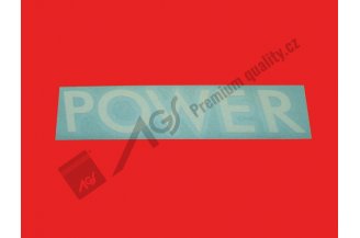 65802026: Nápis boční POWER P AGS
