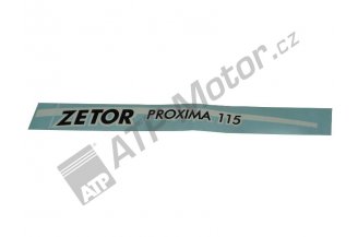 65802071: Nápis ZET Proxima Power 115 L