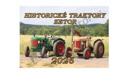 Kalendář nástěnný historické traktory ZETOR 2026