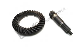 Gear and bevel pinion t=7/33 25 km JUGO AGS