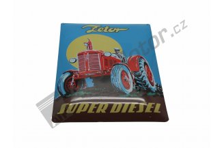 888501191: Retro sign aluminium