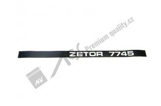 62119304: Nápis boční ZET 7745 P AGS