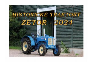 8883010512024: Kalendář nástěnný historické traktory ZET 2024